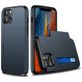 Mobigear Rugged Credit Card Case Blue Apple iPhone 12 Mini