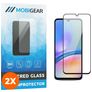 Mobigear Premium Samsung Galaxy A05s Glazen Screenprotector - Case Friendly - Zwart (2-Pack)