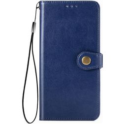 Mobigear Snap Button Samsung Galaxy S20 FE Hoesje Bookcase Portemonnee - Blauw