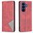 Mobigear Rhombus Slim Samsung Galaxy A37 Hoesje Bookcase - Rood
