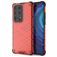 Mobigear Honeycomb Huawei P40 Pro Plus Hoesje Hardcase Backcover Shockproof - Rood