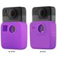 Mobigear Classic GoPro Fusion Hoesje Flexibel Siliconen - Paars