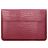Mobigear Envelope Croco Laptop Sleeve 13 inch Laptop hoes - Rood