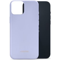 Mobilize Rubber Gelly iPhone 14 Plus Hoesje Flexibel TPU Backcover - Pastel Purple