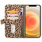 Mobilize Magnet Zipper iPhone 12 Hoesje Uitneembare 2in1 Bookcase Portemonnee - Leopard