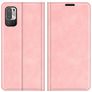 Mobigear Retro Slim POCO M3 Pro Hoesje Bookcase Portemonnee - Roze