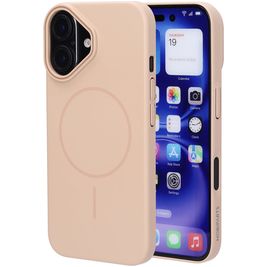 Mobiparts Slim Line iPhone 16 MagSafe Hoesje Hardcase Backcover - Dune Sand