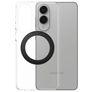 CARE by PanzerGlass Feature Case Samsung Galaxy S25 Edge MagSafe Hoesje Hardcase Backcover Shockproof met Standaard - Transparant / Zwart
