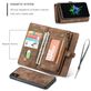 Caseme 008 iPhone XS Hoesje Uitneembare 2in1 Bookcase Portemonnee - Bruin