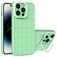 Mobigear Cube iPhone 14 Pro Hoesje Hardcase Backcover met Standaard - Groen