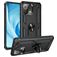 Mobigear Armor Ring Xiaomi Mi 11 Lite Hoesje Hardcase Backcover Shockproof met Ringhouder - Zwart