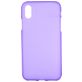 Mobigear Colors iPhone XS Max Hoesje Flexibel TPU Backcover - Paars