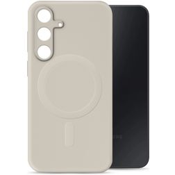My Style Protective Flex Samsung Galaxy S25 FE MagSafe Hoesje Flexibel TPU Backcover - Antique White