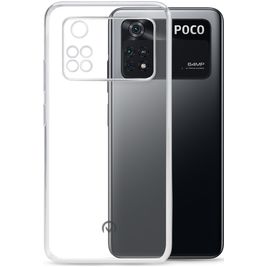 Mobilize Gelly Doorzichtig POCO M4 Pro 4G Hoesje Flexibel TPU Backcover - Transparant