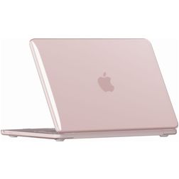 Mobigear Crystal Case MacBook Neo 13 Inch (2026) Hoes Hardshell Laptopcover MacBook Case - Pastelroze - Model A3404