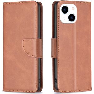 Mobigear Excellent iPhone 15 Hoesje Bookcase Portemonnee - Bruin