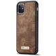 Caseme 008 iPhone 11 Hoesje Uitneembare 2in1 Bookcase Portemonnee - Bruin