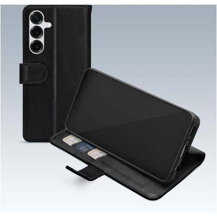 Mobilize Premium Gelly Samsung Galaxy S26 Plus Hoesje Bookcase Portemonnee - Zwart