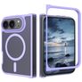 Mobigear Shockproof iPhone Duo MagSafe Hoesje Hardcase Backcover - Paars