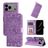 Mobigear Sunflower iPhone 17 Pro Max Hoesje Bookcase Portemonnee - Paars