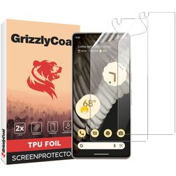 GrizzlyCoat Google Pixel 7 Pro Hydrogel TPU Screenprotector - Case Friendly + Installatieframe (2-Pack)