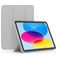 Mobigear Tri-Fold Gel iPad 10 (2022) Hoes TPU,Kunstleer Bookcase - Grijs