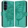 Mobigear Butterfly Samsung Galaxy S26 FE Hoesje Bookcase Portemonnee - Groen
