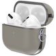 Valenta Snap Apple AirPods Pro 1 Hoesje Echt Leer - Grijs