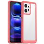 Mobigear Crystal Xiaomi Redmi Note 12 Hoesje Hardcase Backcover - Transparant / Rood