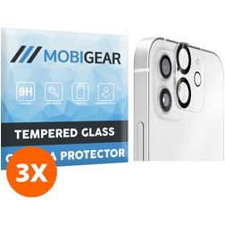 Mobigear iPhone 12 Mini Glazen Camera Protector - Case Friendly (3-Pack)