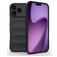 Mobigear Bumpy iPhone 17 Pro Max Hoesje Flexibel TPU Backcover - Zwart