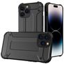 Mobigear Outdoor iPhone 15 Pro Max Hoesje Hardcase Backcover Shockproof - Zwart