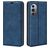 Mobigear Retro Slim Motorola Edge X30 Hoesje Bookcase Portemonnee - Donkerblauw