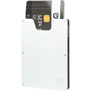 Valenta Card Case Aluminium Aluminium Pasjeshouder - 7 Pasjes - Zilver