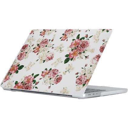 Mobigear Design MacBook Air 15 Inch (2023-2026) Hoes Hardshell Laptopcover MacBook Case - Flowers - Model A2941 / A3114 / A3241 / A3448