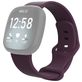 Mobigear Sport Dual Siliconen Fitbit Versa 3 Bandje Druksluiting - Paars