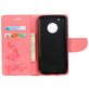 Mobigear Butterfly Motorola Moto G5 Plus Hoesje Bookcase Portemonnee - Roze