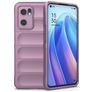 Mobigear Bumpy OPPO Find X5 Lite Hoesje Flexibel TPU Backcover - Paars