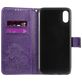 Mobigear Clover iPhone XR Hoesje Bookcase Portemonnee - Paars