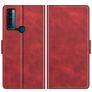 Mobigear Slim Magnet TCL 20 SE Hoesje Bookcase Portemonnee - Rood