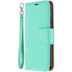Mobigear Excellent Huawei P40 Lite E Hoesje Bookcase Portemonnee - Turquoise