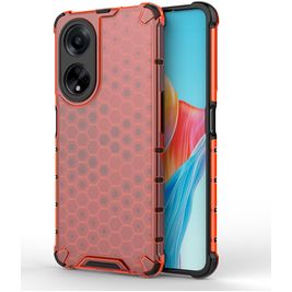 Mobigear Honeycomb OPPO A98 Hoesje Hardcase Backcover Shockproof - Rood