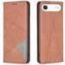 Mobigear Rhombus Slim iPhone Air Hoesje Bookcase - Bruin