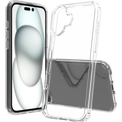 Mobigear Crystal Doorzichtig iPhone 16 Plus Hoesje Hardcase Backcover - Transparant