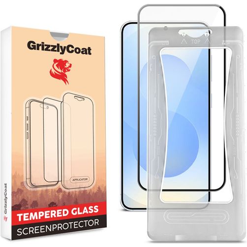 GrizzlyCoat Easy Align Samsung Galaxy S26 Glazen Screenprotector - Case Friendly + Installatie Frame