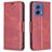 Mobigear Excellent Motorola Moto G85 Hoesje Bookcase Portemonnee - Rood