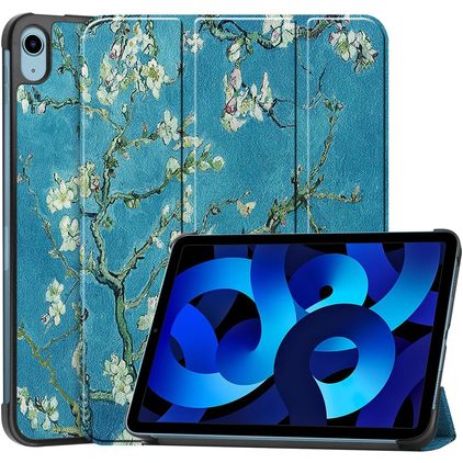 Mobigear Tri-Fold iPad 11 (2025) Hoes Bookcase - Amandelbloesem