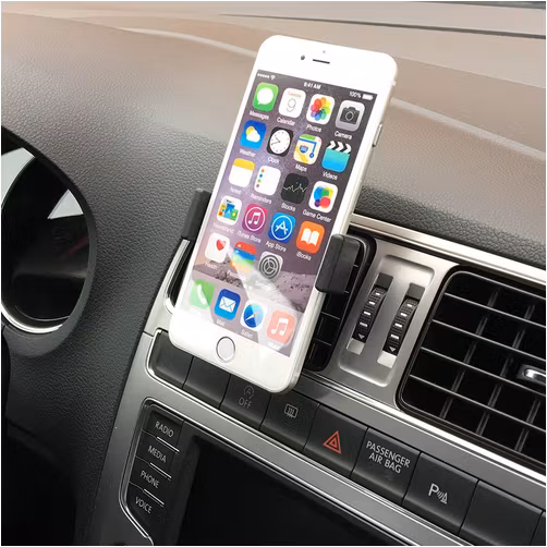 Mobigear Essentials Telefoonhouder Auto Ventilatierooster Klem Universeel - Zwart