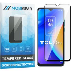 Mobigear Premium TCL 20 SE Glazen Screenprotector - Case Friendly - Zwart