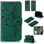 Mobigear Feather iPhone 11 Hoesje Bookcase Portemonnee - Groen